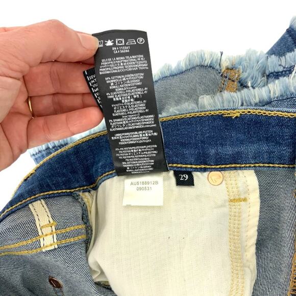 7 For All Mankind High Waist Vintage Short Size 29 NWOT $129 MSRP - Picture 6 of 7